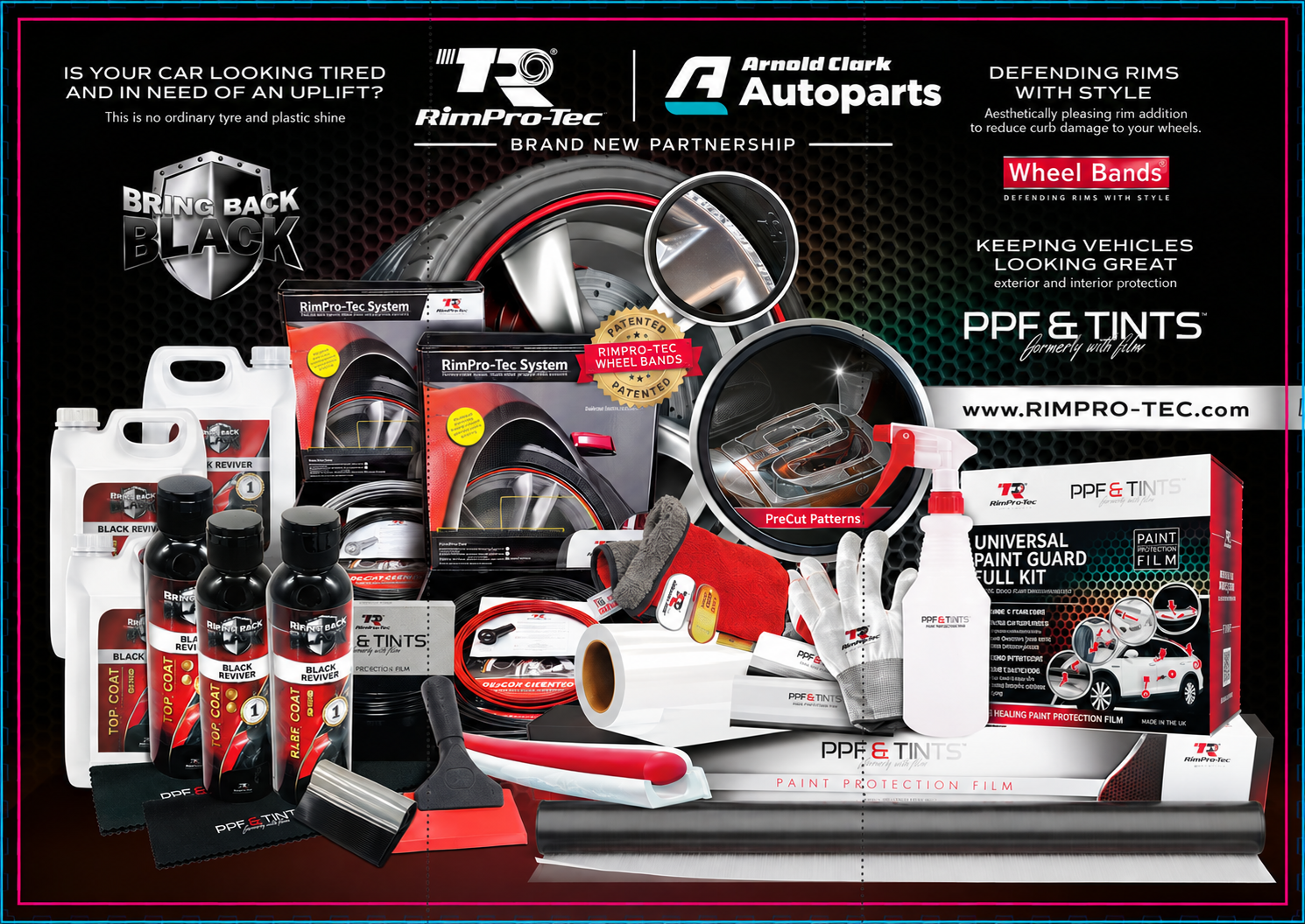 Arnold Clark Autoparts Adds RimPro-Tec Products to Accessory Offering