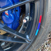 M Sport Logo RimPro-Tec Section Red,Dark Blue, Light Blue.