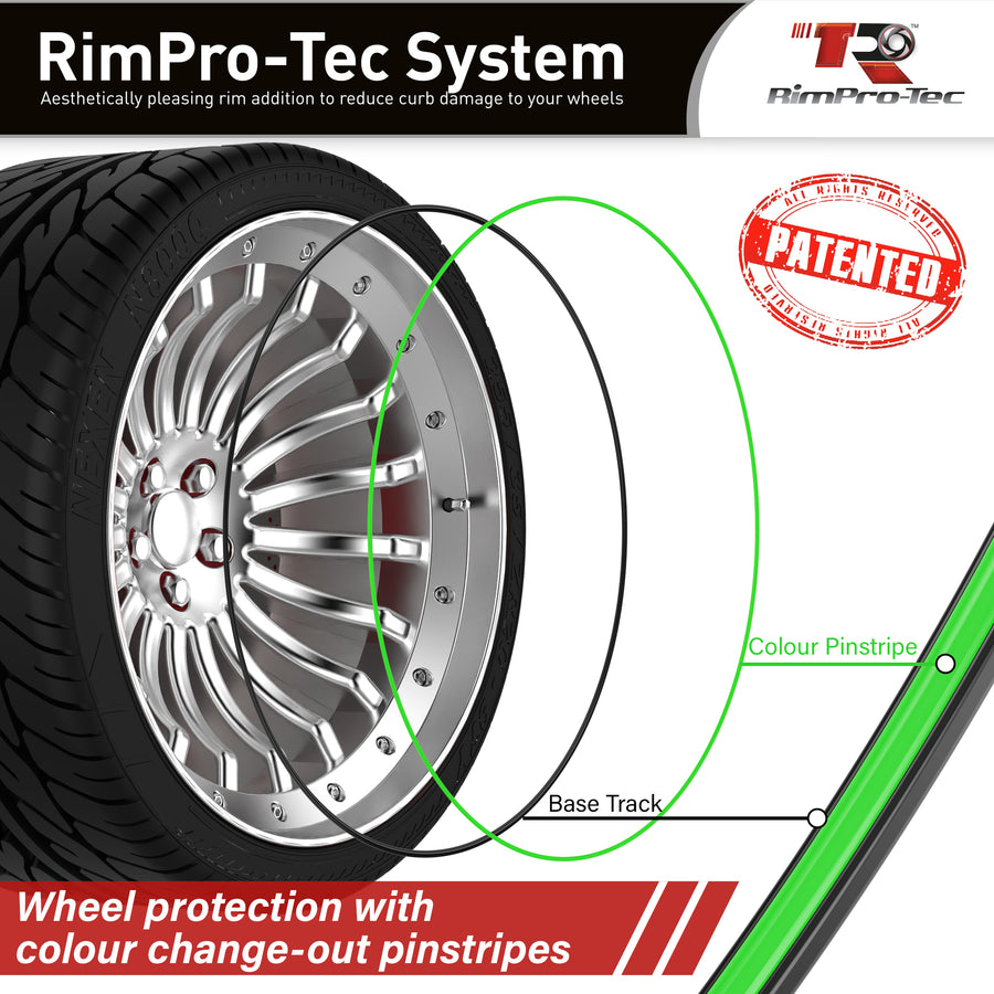 Lime Green Alloy Wheel Rim Protectors UK | Rimpro-Tec